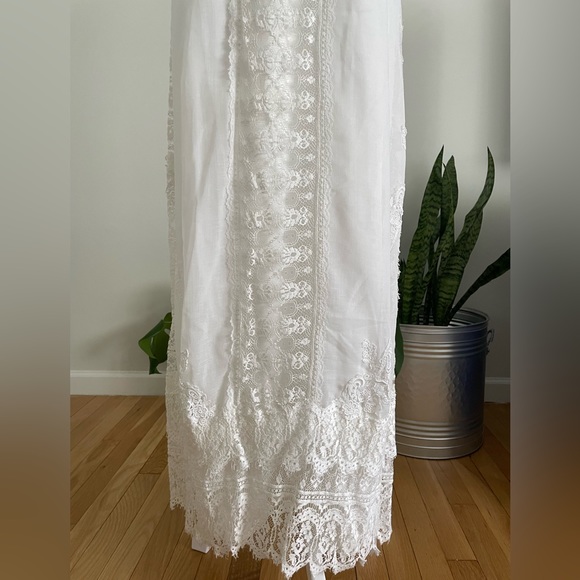 Vintage 70s Handmade Cottage-core/Prairie/Boho Wedding Maxi Dress - Picture 3 of 9